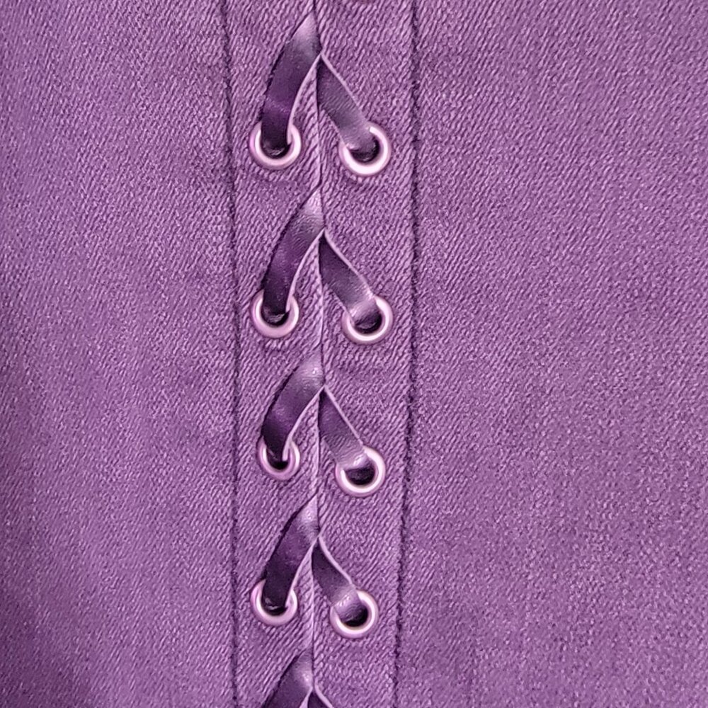 Torrid Skinny High Rise Lace Up Jeggings - Picture 5 of 6
